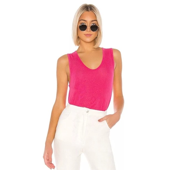 Free People Tops - Free People Take The Plunge Tank in Pink Small